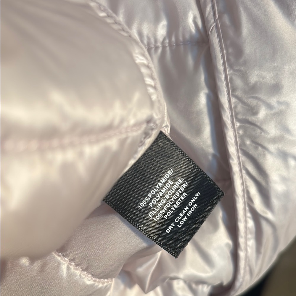 Lafayette 148 New York Silver Quilted Puffer Jacket - Picture 4 of 4